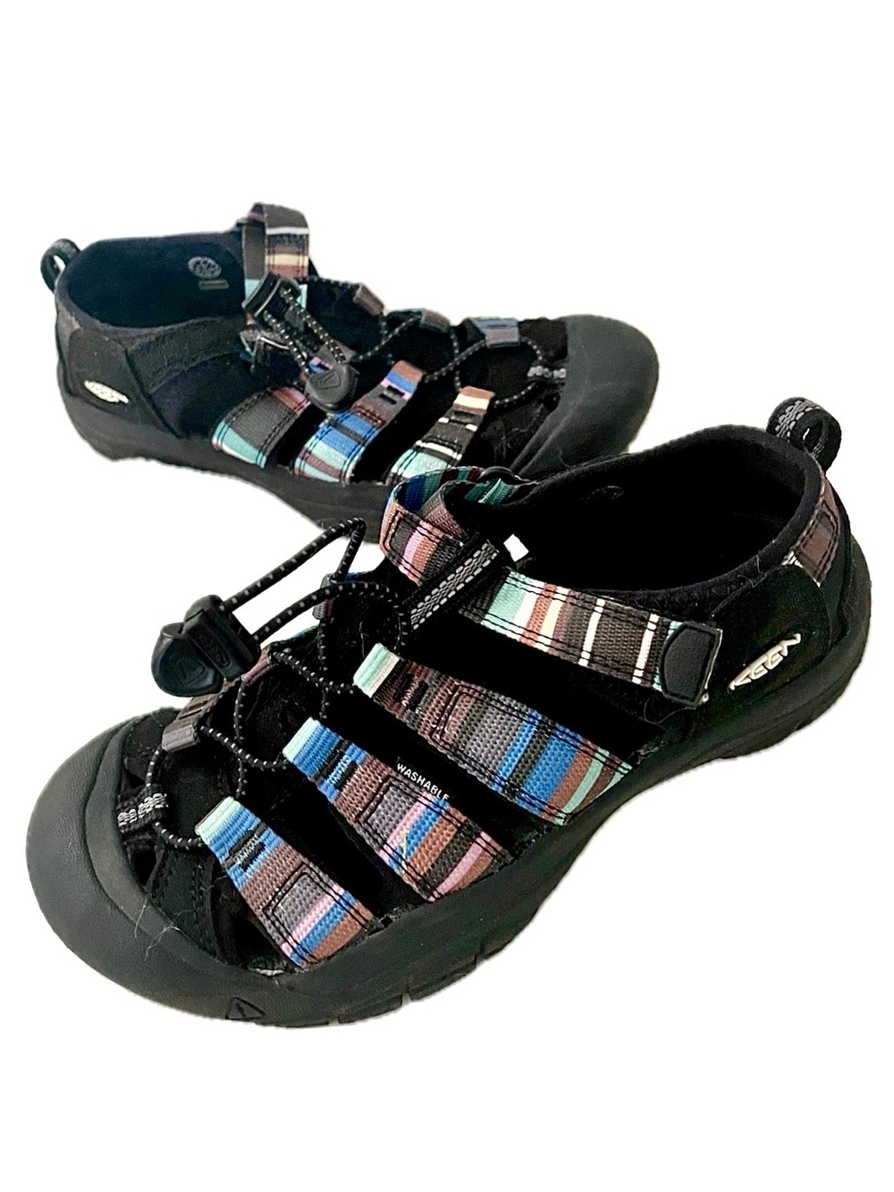 Gorpcore Water Hiking Sandals Technical Webbing Outdoor Big Kids 4 Youth KEEN